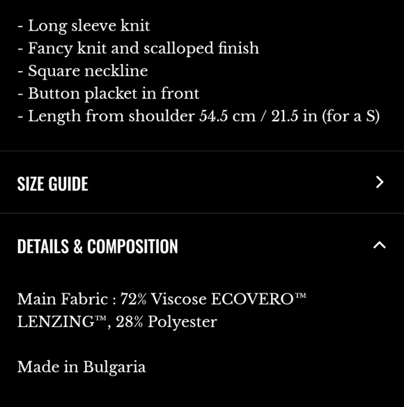 Sézane Ambroise Red Cardigan - Picture 5 of 5